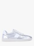 KG Kurt Geiger Lloyd Leather Trainers, Silver