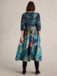 White Stuff Lucy Abstract Dress, Teal/Multi