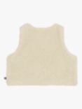 Petit Bateau Baby Sherpa Sleeveless Jacket, Avalanche