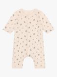 Petit Bateau Baby Cotton Knit Long Bodysuit, Avalanche/Multi