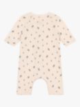 Petit Bateau Baby Cotton Knit Long Bodysuit, Avalanche/Multi