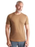 Rohan Men's Merino Cool Short Sleeve T-Shirt, Cedar Brown