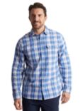 Rohan Pennine Check Shirt, Ecru/Islandbluecheck