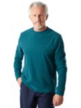 Rohan Men's Microgrid Crew Jumper, Teal Blue