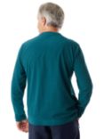 Rohan Men's Microgrid Crew Jumper, Teal Blue