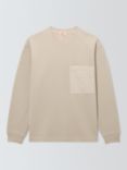 Armor Lux Badge Detail Cotton Sweatshirt, Sandstone