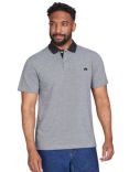 Raging Bull Jaquard Pique Polo Shirt, Grey/Black