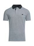 Raging Bull Jaquard Pique Polo Shirt, Grey/Black