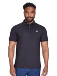 Raging Bull Patch Jersey Polo Shirt, Black