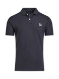 Raging Bull Patch Jersey Polo Shirt, Black