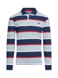 Raging Bull Multi Stripe Rugby Shirt, Multi