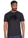 Raging Bull Flock Bull T-Shirt, Black