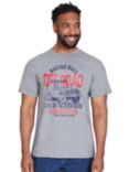 Raging Bull Off Road T-Shirt, Grey Marl