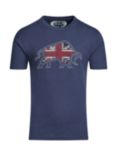 Raging Bull Slash Bull T-Shirt, Navy