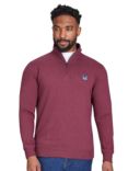 Raging Bull Class Quarter Zip Sweatshirt, Claret