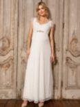 Tiffany Rose Kristin Materntiy Wedding Dress, Ivory/White
