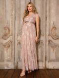 Tiffany Rose Eden Lace Maternity Dress, Blush
