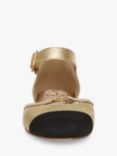 Sam Edelman Rylie Metallic Leather Mary Janes, Amber Gold/Black