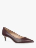 Sam Edelman Dori Leather Pointed Courts, Plum