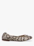 Sam Edelman Felicia Leather Snakeskin Effect Ballet Flats, Roccia