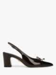 Sam Edelman Willette Pointed Slingback Courts, Rich Chocolate/Black