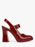 Sam Edelman Jildie Mary Jane Heel Court Shoes, Deep Scarlet