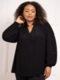 Live Unlimited Curve Boho Blouse, Black