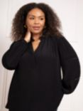 Live Unlimited Curve Boho Blouse, Black