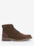 Barbour Deckham Leather Lace Up Boots, Khaki