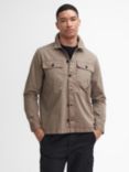 Barbour Arlo Cotton Overshirt, Burnt Olive