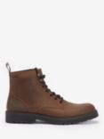 Barbour Harvey Leather Derby Boots, Teak