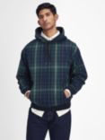 Barbour Brough Woven Tartan Hoodie, Multi