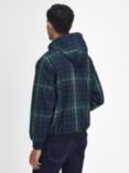 Barbour Brough Woven Tartan Hoodie, Multi