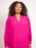 Live Unlimited Curve Seam Detail Top, Magenta