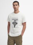 Barbour International Raceway T-Shirt, Whisper White