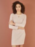 Yumi Rib Knit Tunic Dress, Oatmeal