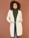 Yumi Cable Knit Cardigan, Ivory