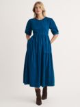 Nobody's Child Rochelle Organic Cotton Denim Midi Dress, Blue