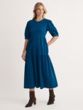 Nobody's Child Rochelle Organic Cotton Denim Midi Dress, Blue