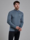 Montane Dart XT Thermal Zip Neck Long Sleeved Top, Stone Blue