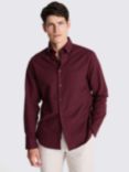 Moss Washed Oxford Shirt, Burgundy