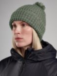 Montane Nev Cable Knit Bobble Beanie, Pale Sage