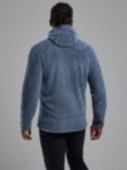 Montane Caldus XT Fleece Hooded Jacket, Midnight Grey, Stone Blue