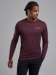 Montane Dart Long Sleeve T-Shirt, Dark Garnet