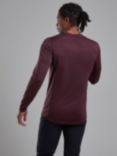 Montane Dart Long Sleeve T-Shirt, Dark Garnet