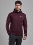 Montane Fury Full Zip Fleece, Dark Garnet