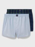 Crew Clothing Cotton Woven Boxers, Black