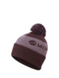 Montane Logo Cuffed Bobble Beanie, Dark Garnet