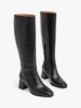 Flattered Colette Leather Long Boots, Black