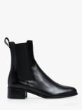 Flattered Larissa Leather Chelsea Boots, Black